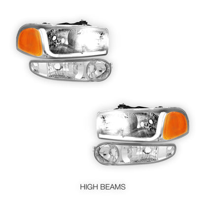 GMC Sierra 1500 Classic (2007) LED DRL Headlights LH + RH