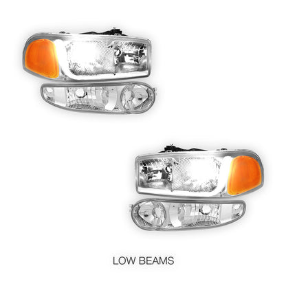 GMC Sierra 1500 Classic (2007) LED DRL Headlights LH + RH