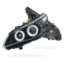 BMW 5-Series E60 / E61 (2004 - 2007) LED 3D HALO DRL Projector Headlights LH + RH