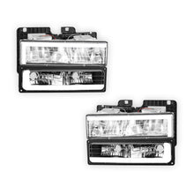 Chevrolet C2500 Cheyenne / Scottsdale / Silverado (1988 - 2000) C-LED DRL Replacement Headlights LH + RH