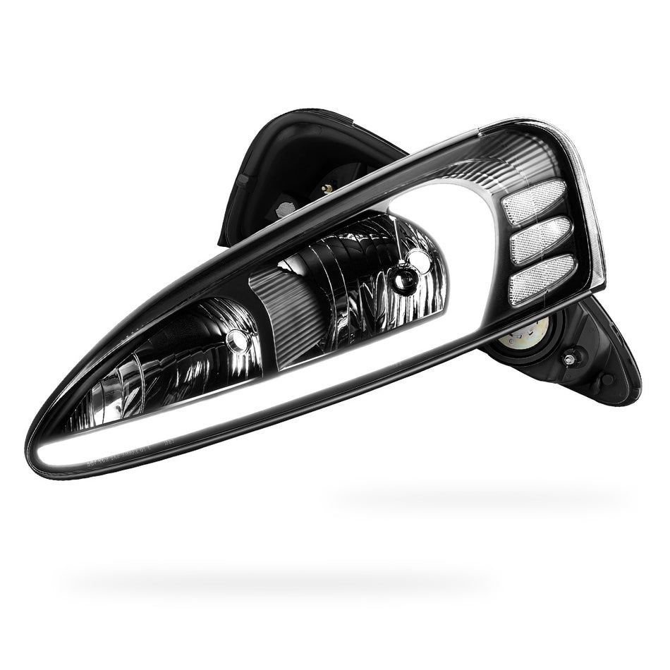Pontiac Grand Prix (2004 - 2008) Reflector 3D LED DRL Headlights LH + RH
