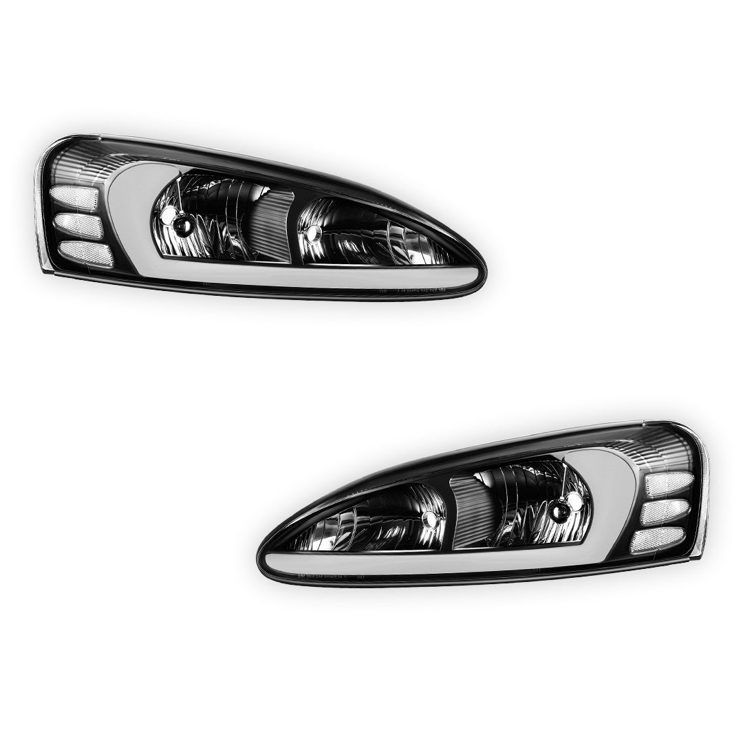 Pontiac Grand Prix (2004 - 2008) Reflector 3D LED DRL Headlights LH + RH
