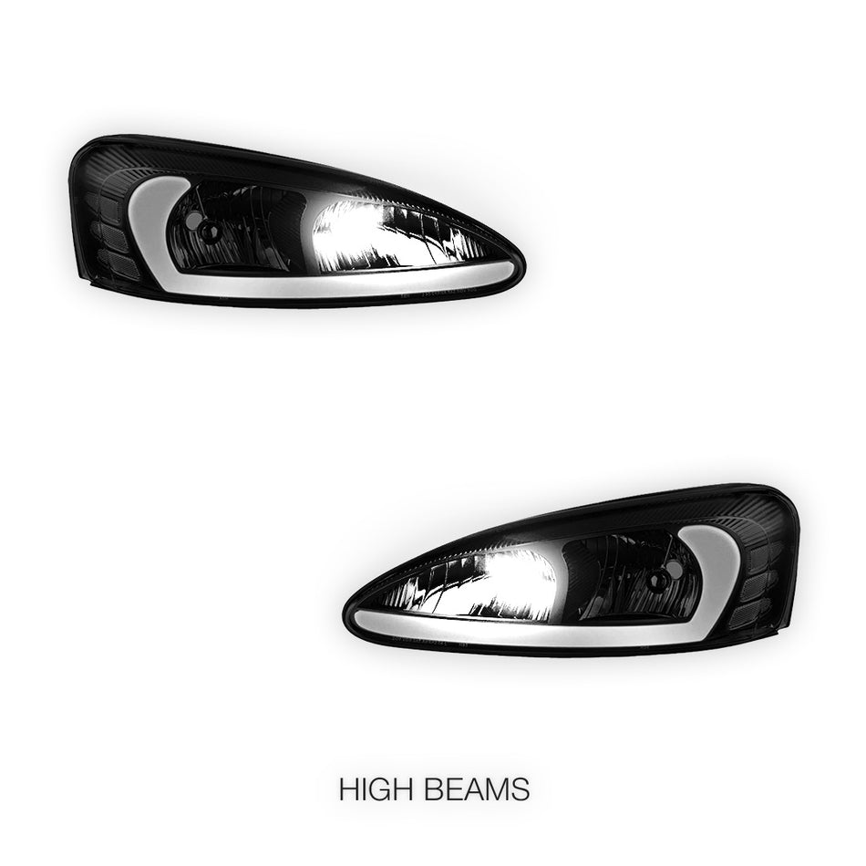 Pontiac Grand Prix (2004 - 2008) RGB Sequential Startup LED DRL Headlights LH + RH