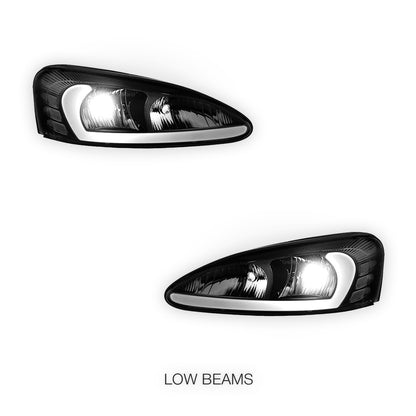Pontiac Grand Prix (2004 - 2008) RGB Sequential Startup LED DRL Headlights LH + RH