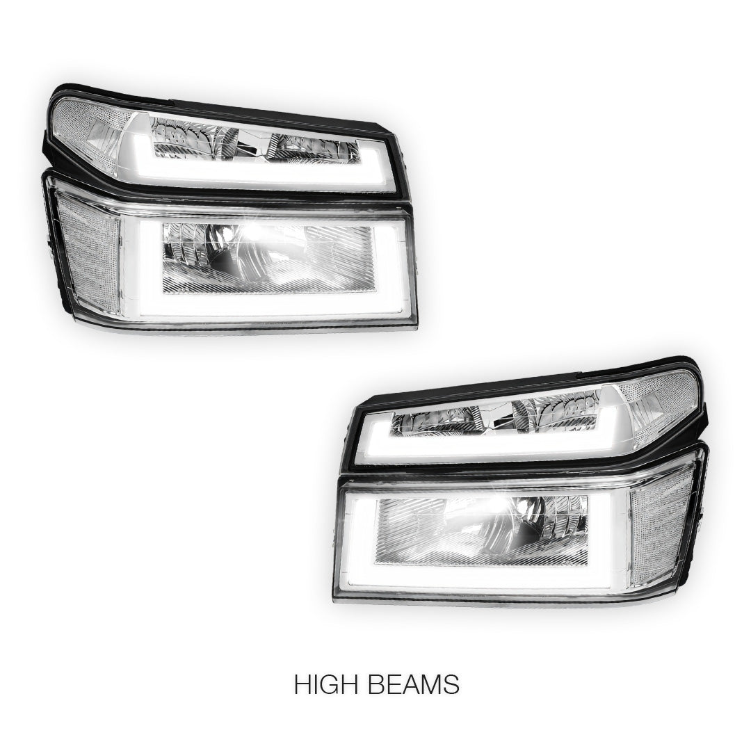 GMC Canyon SL / SLE / SLT (2004 - 2012) LED DRL Headlights LH + RH