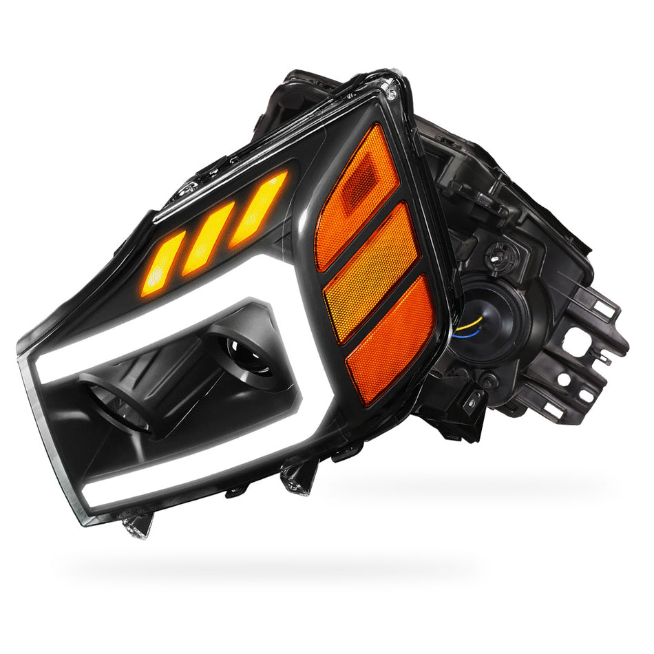 Nissan Armada (2005 - 2007) LED DRL Turn Signal Projector Headlights LH + RH