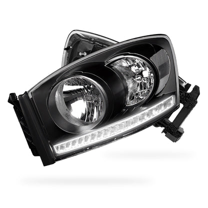Dodge RAM 1500 (2006 - 2008) LED DRL Strip Front Driving Headlights LH + RH