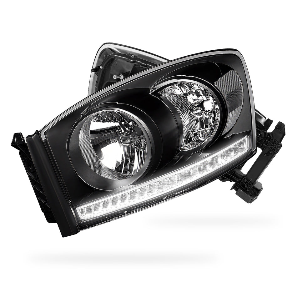 Dodge RAM 1500 (2006 - 2008) LED DRL Strip Front Driving Headlights LH + RH