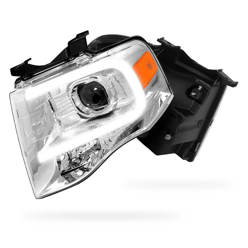 Ford Expedition (2007 - 2014) 3D LED DRL Projector Headlights LH + RH