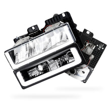 Chevrolet C1500 Cheyenne / Scottsdale / Silverado (1988 - 1999) U-LED DRL Replacement Headlights LH + RH