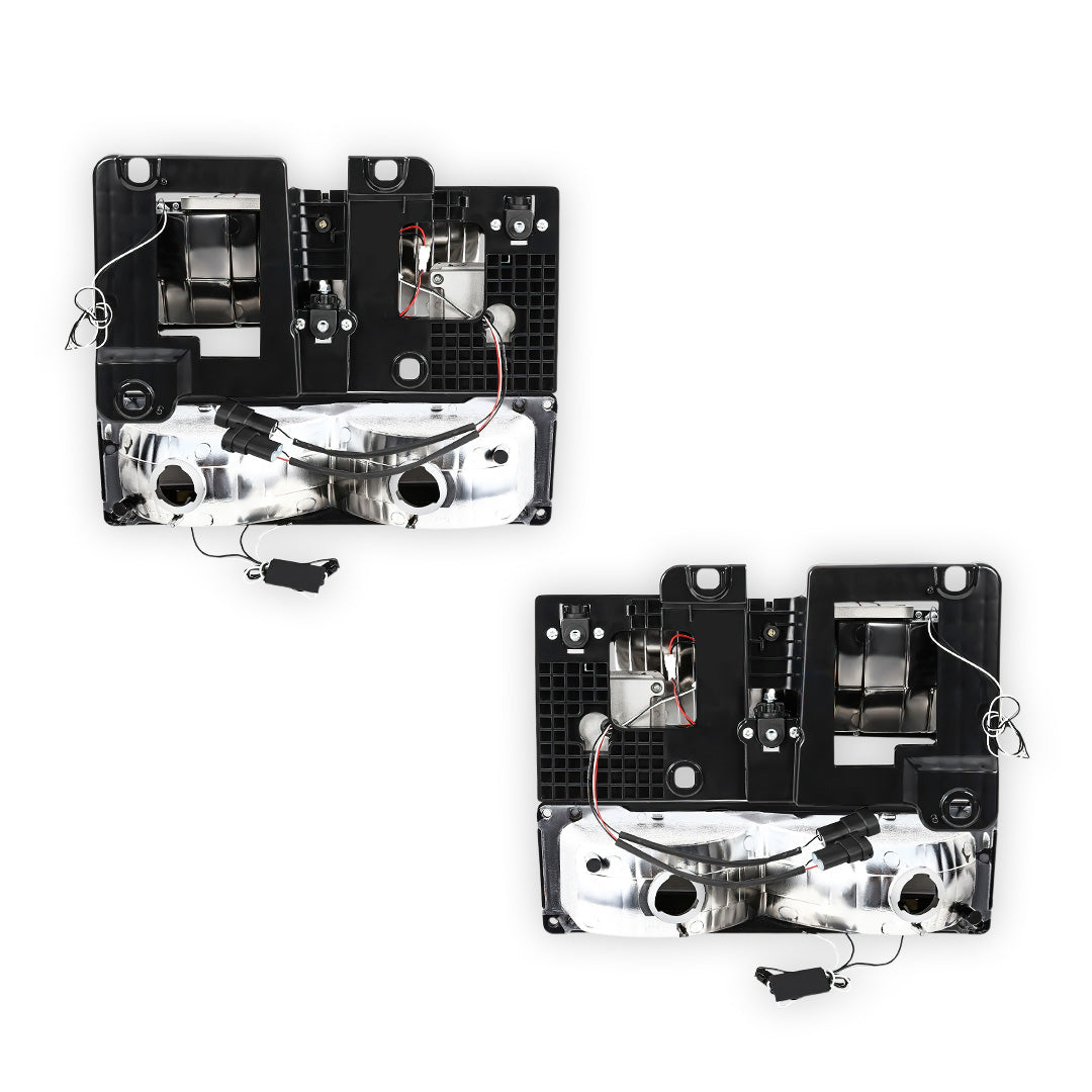 Chevrolet K2500 Cheyenne / Scottsdale / Silverado (1988 - 2000) U-LED DRL Replacement Headlights LH + RH