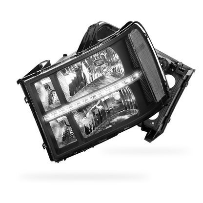 GMC Sierra 1500 Denali / SLE / SLT (2007 - 2013) LED DRL Headlights LH + RH