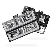 GMC C1500 Suburban SLE / SLT (1992 - 1993) U-LED DRL Replacement Headlights LH + RH
