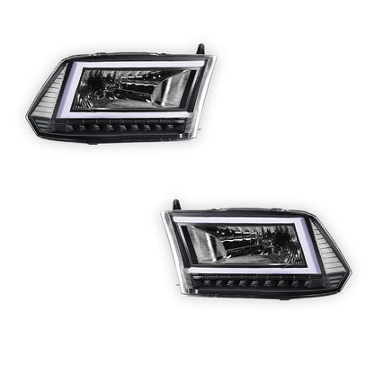 Dodge RAM 2500 (2010) C-LED DRL Sequential Signal Headlights LH + RH