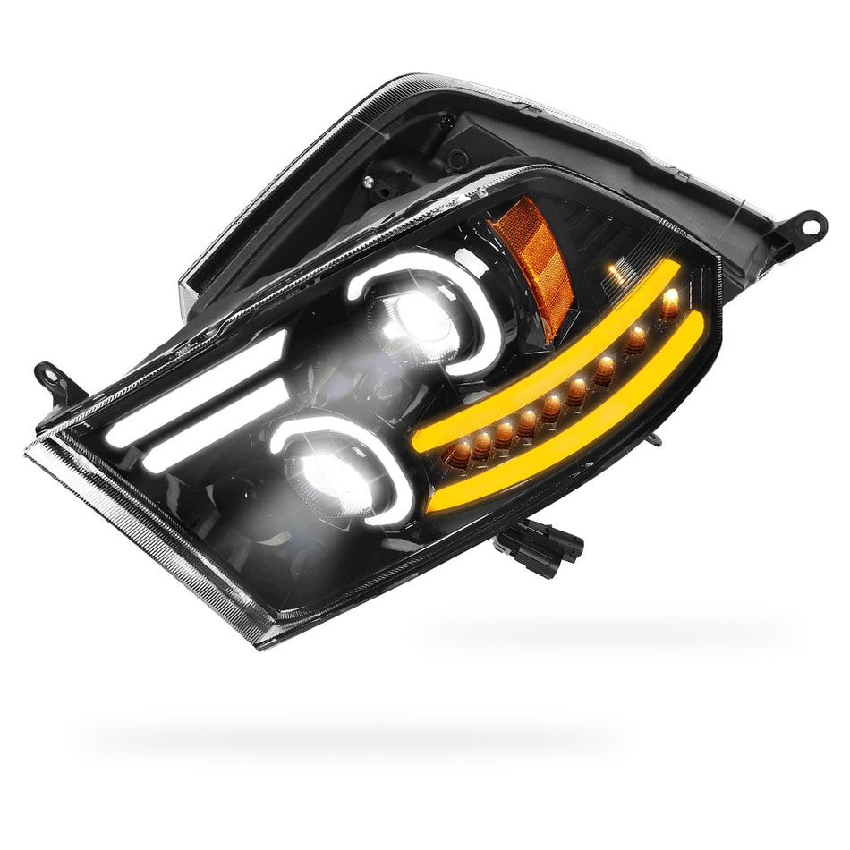 RAM 2500 (2010 - 2018) LED DRL Sequential Signal Projector Headlights LH + RH