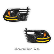 RAM 3500 (2010 - 2018) LED DRL Sequential Signal Projector Headlights LH + RH