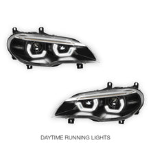 BMW X-Series E70 (2011 - 2013) LED Projector Sequential Headlights LH + RH
