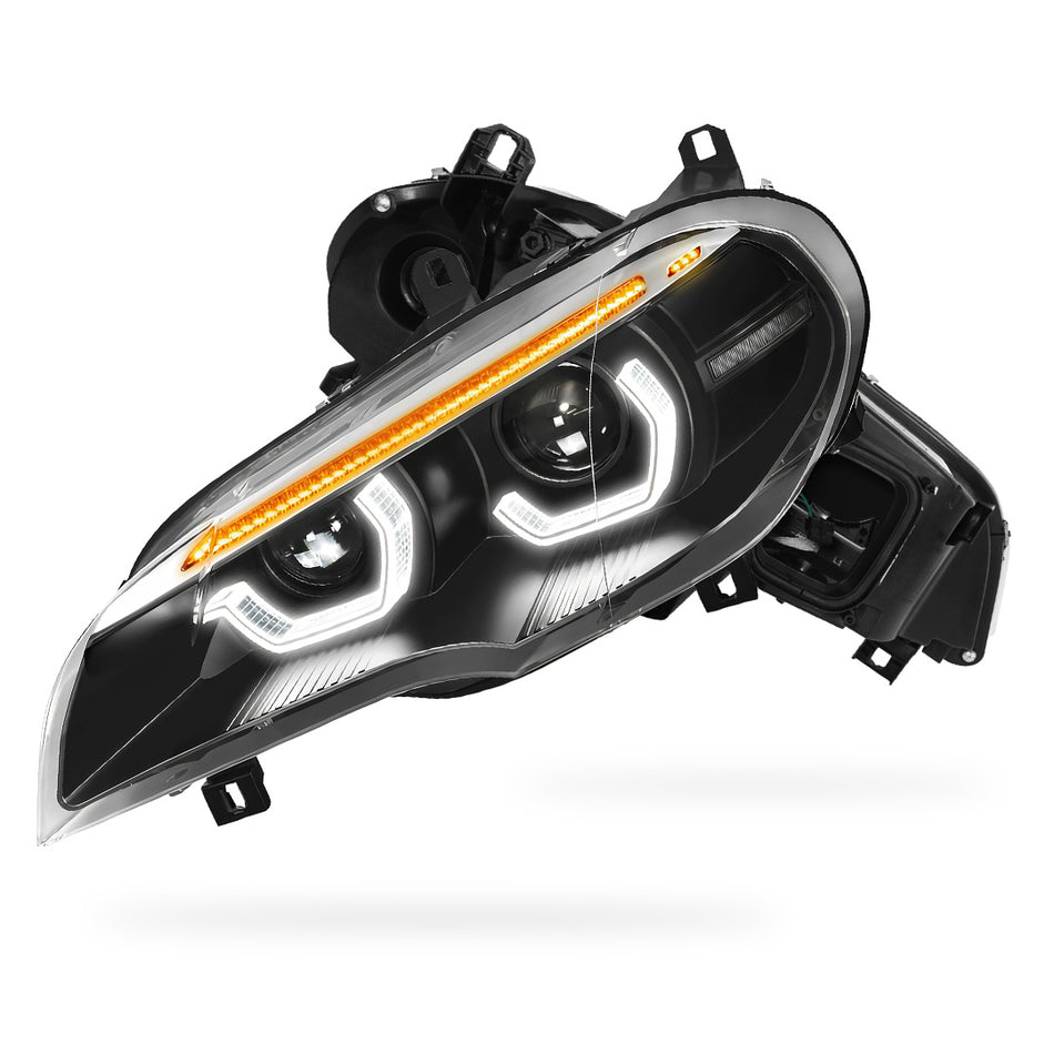 BMW X-Series E70 (2011 - 2013) LED Projector Sequential Headlights LH + RH