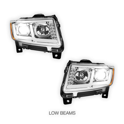 Jeep Grand Cherokee (2011 - 2013) LED DRL Projector Headlights LH + RH