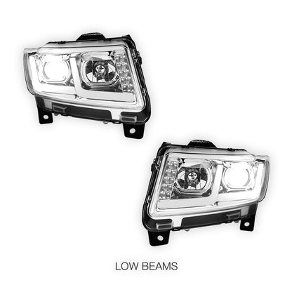 Jeep Grand Cherokee (2011 - 2013) LED DRL Projector Headlights LH + RH