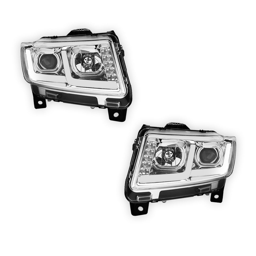 Jeep Grand Cherokee (2011 - 2013) LED DRL Projector Headlights LH + RH