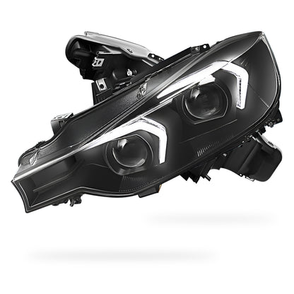 BMW 3-Series F30 (2012 - 2015) LED DRL Switchback Dual Projector Headlights LH + RH