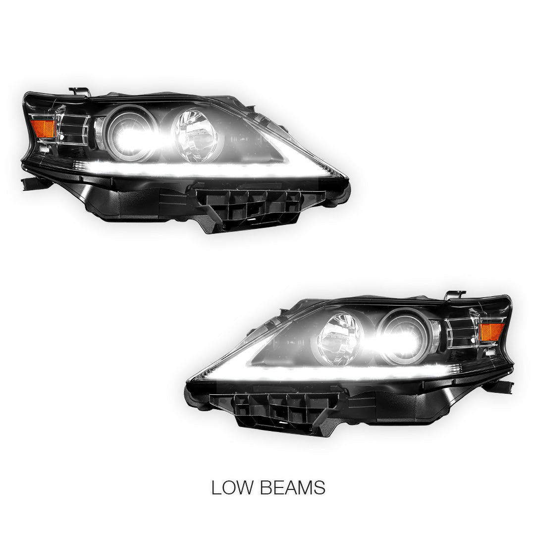 Lexus RX350 (2013 - 2015) LED DRL Projector Headlights LH + RH