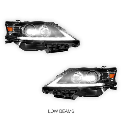 Lexus RX350 (2013 - 2015) LED DRL Projector Headlights LH + RH