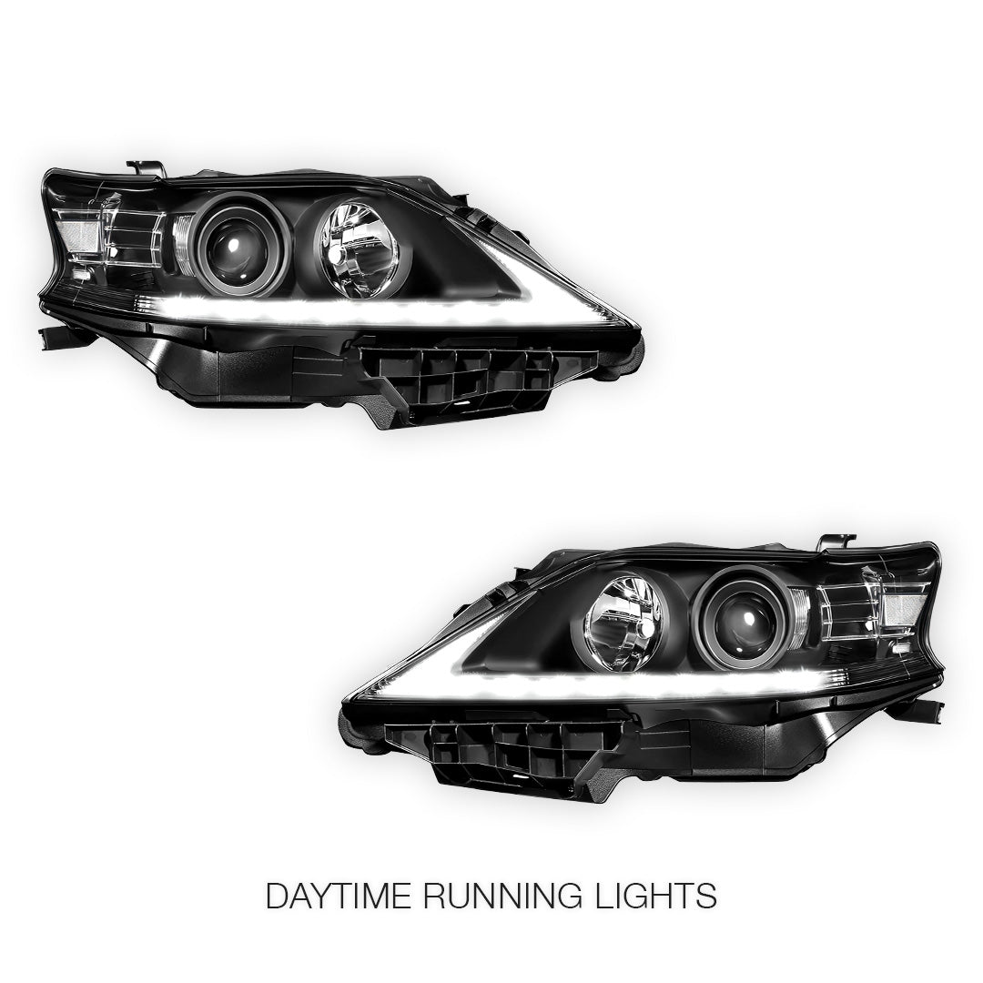 Lexus RX350 (2013 - 2015) LED DRL Projector Headlights LH + RH