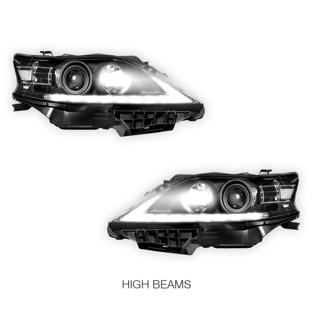 Lexus RX350 (2013 - 2015) LED DRL Projector Headlights LH + RH