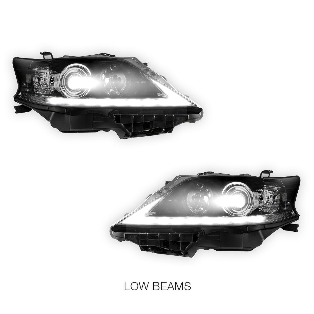 Lexus RX450h (2013 - 2015) LED DRL Projector Headlights LH + RH
