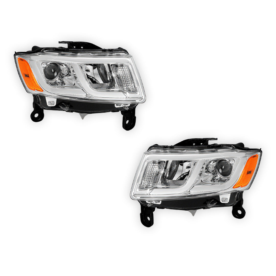 Jeep Grand Cherokee (2014 - 2016) LED DRL Projector Headlights LH + RH
