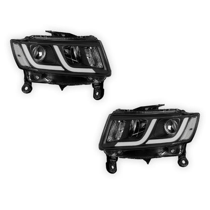 Jeep Grand Cherokee (2014 - 2016) LED DRL Projector Headlights LH + RH