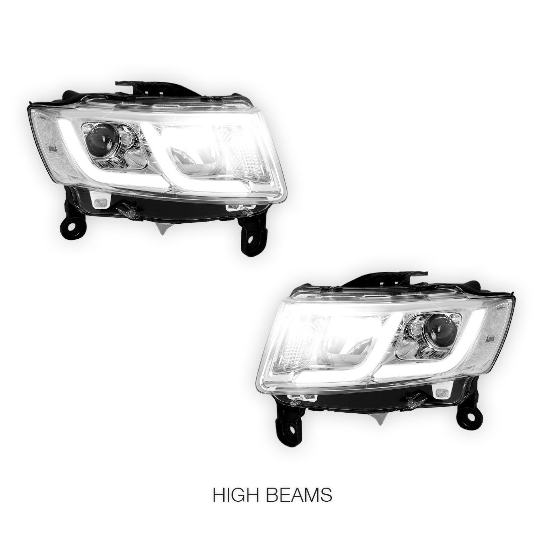 Jeep Grand Cherokee (2014 - 2016) LED DRL Projector Headlights LH + RH