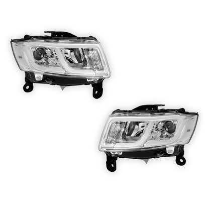 Jeep Grand Cherokee (2014 - 2016) LED DRL Projector Headlights LH + RH