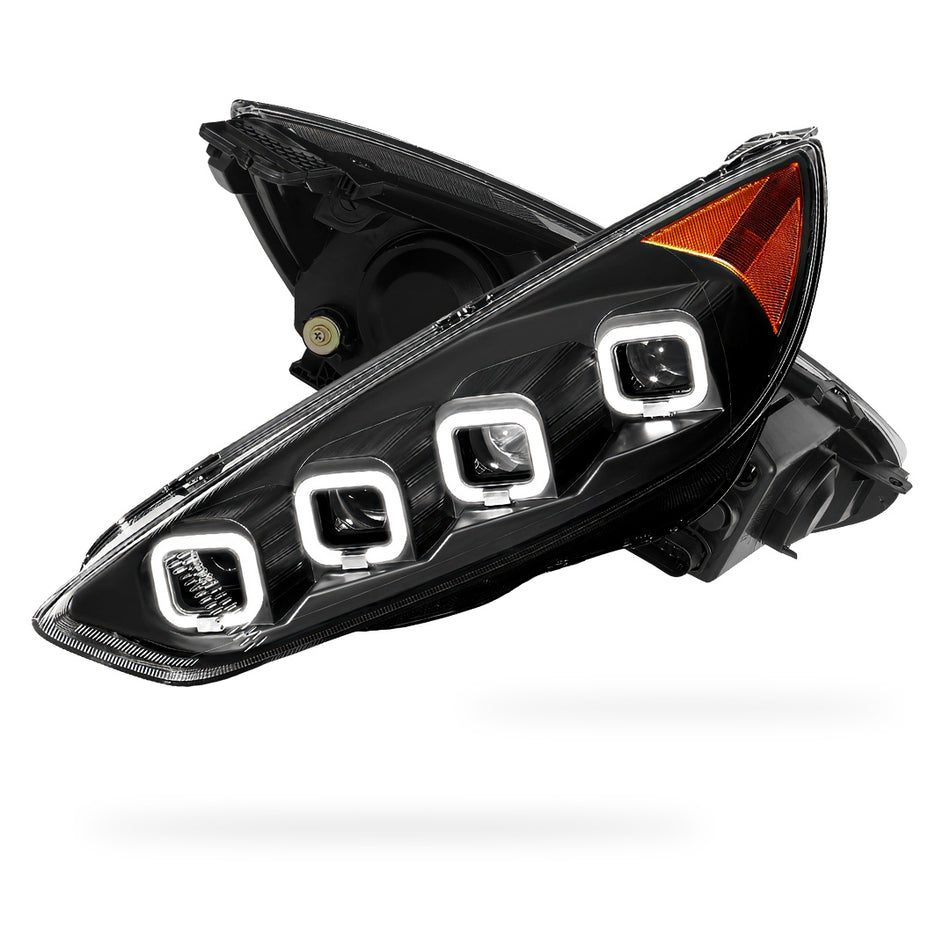 Ford Focus (2015 -2018) Full LED Sequential Quad Halo Projector Headlights LH + RH