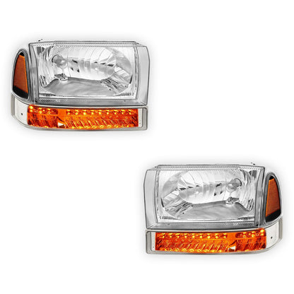 Ford Excursion (2000 - 2004) Replacement Headlights LH + RH