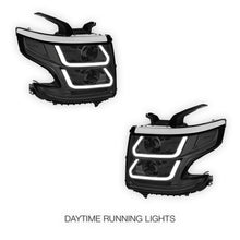 Chevrolet Suburban 3500 HD LS / LT (2015 - 2020) LED DRL Projector Headlights LH + RH