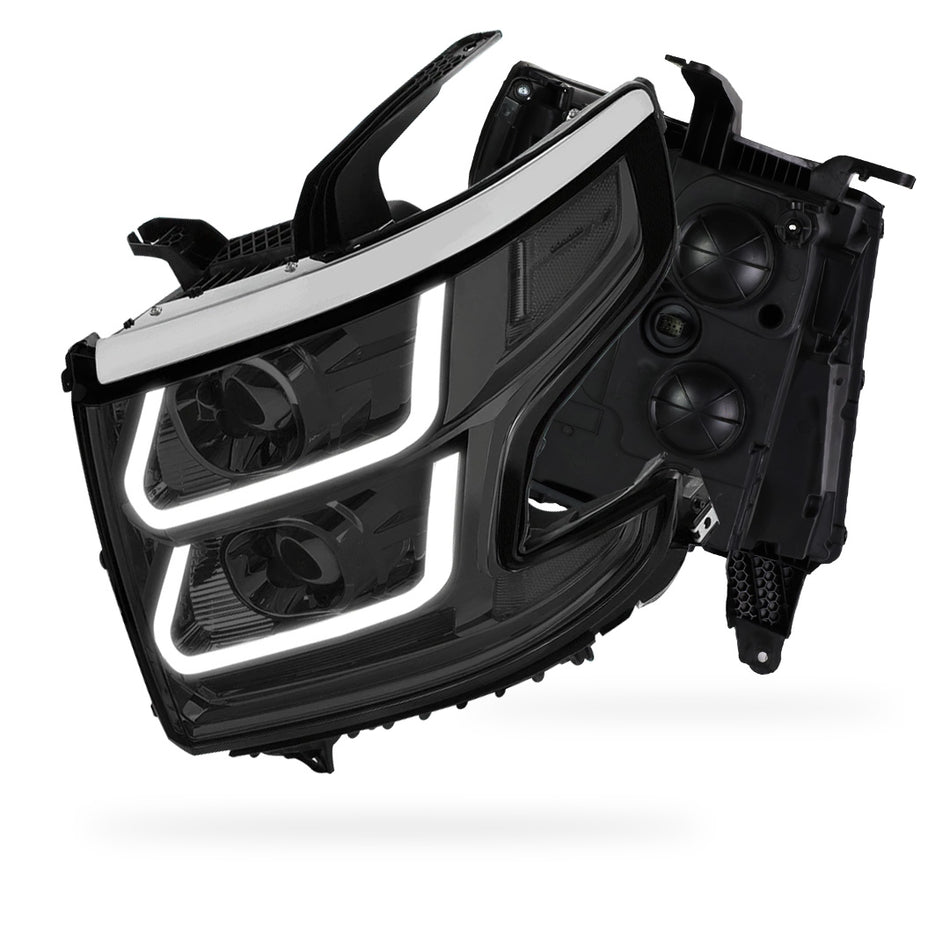 Chevrolet Suburban 3500 HD LS / LT (2015 - 2020) LED DRL Projector Headlights LH + RH