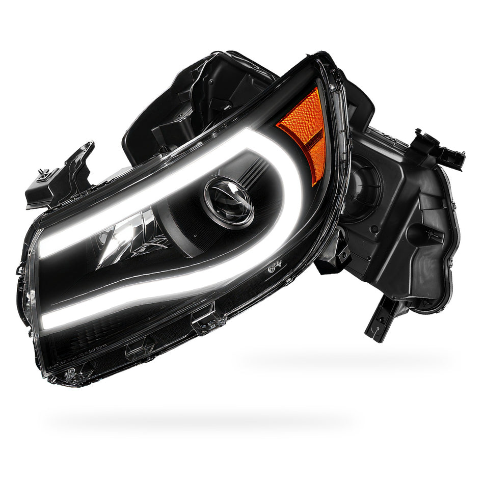 Chevrolet Colorado LT / Z71 / ZR2 (2015 - 2023) Pair LED DRL Bar Projector Headlights LH + RH