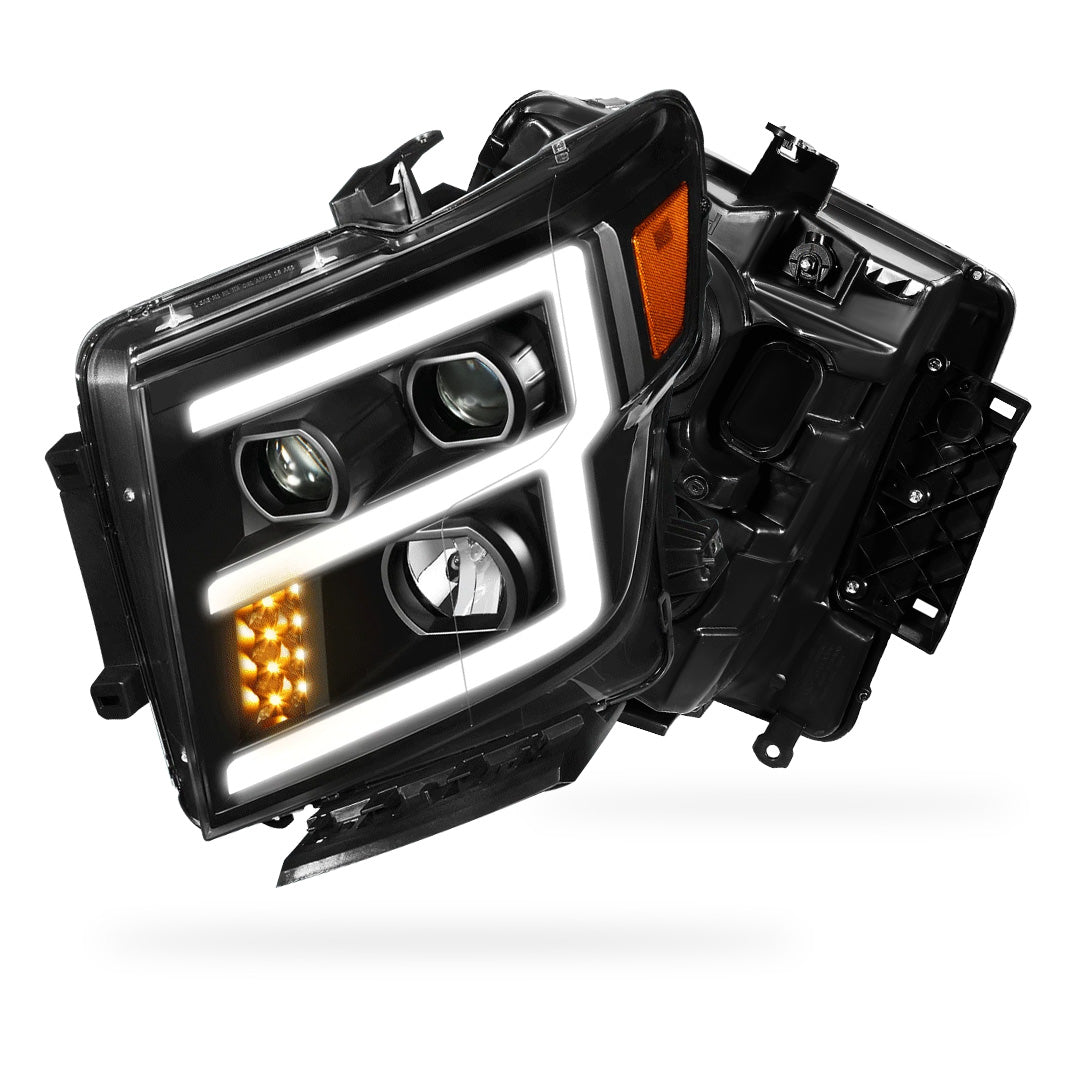 Nissan Titan (2017 - 2024) LED Signal Projector Headlights LH + RH
