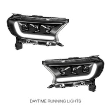 Ford Ranger (2019 - 2023) Sequential Signal LED DRL Projector Headlights LH + RH