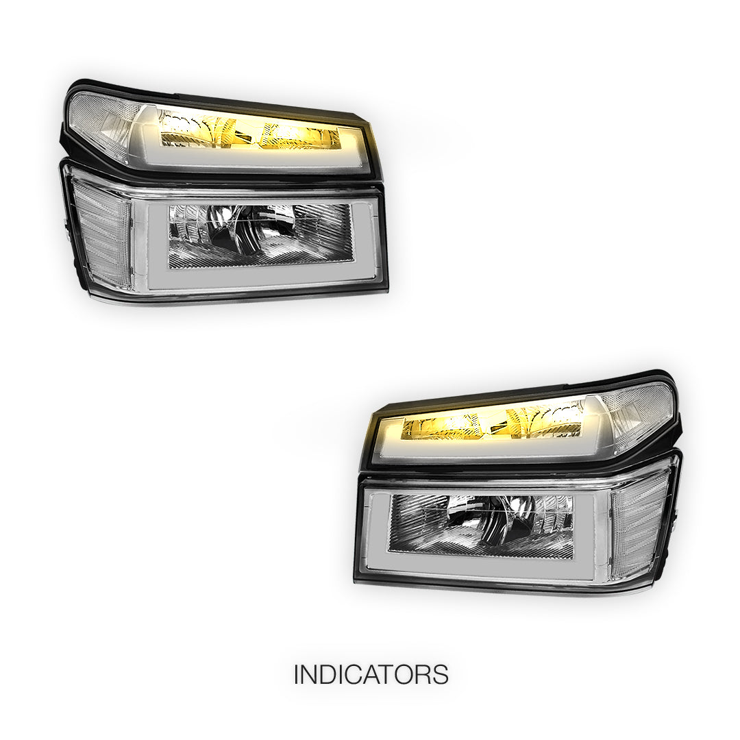 Isuzu i-350 (2006) LED DRL Headlights LH + RH