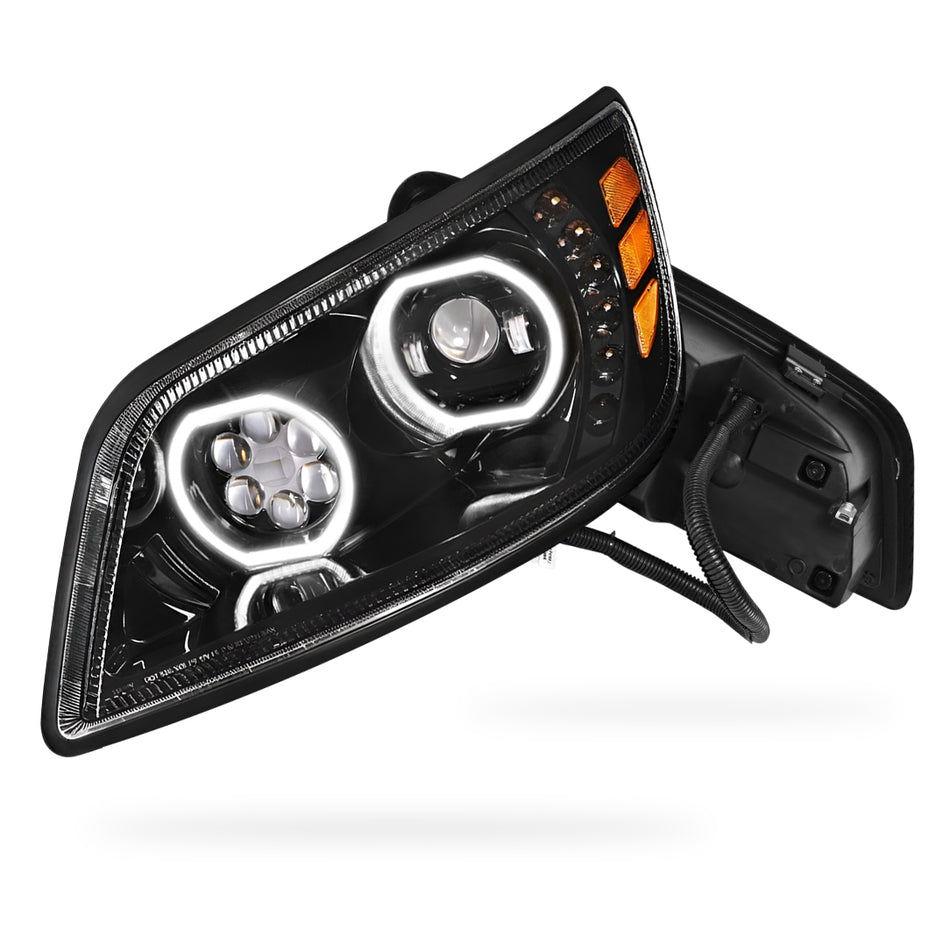 Hino 338 (2006 - 2017) LED Sequential Signal Projector Headlights LH + RH