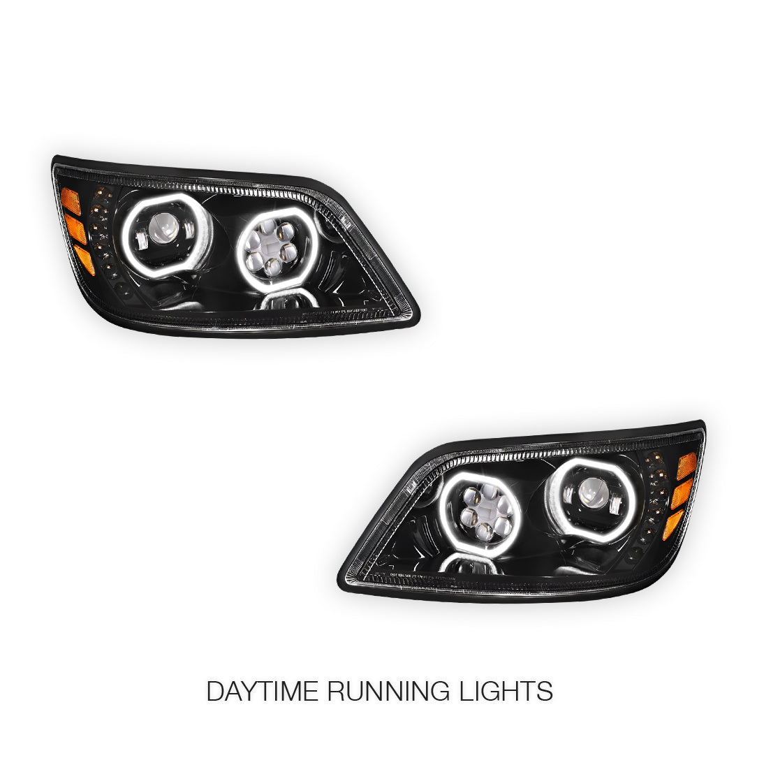 Hino 338 (2006 - 2017) LED Sequential Signal Projector Headlights LH + RH