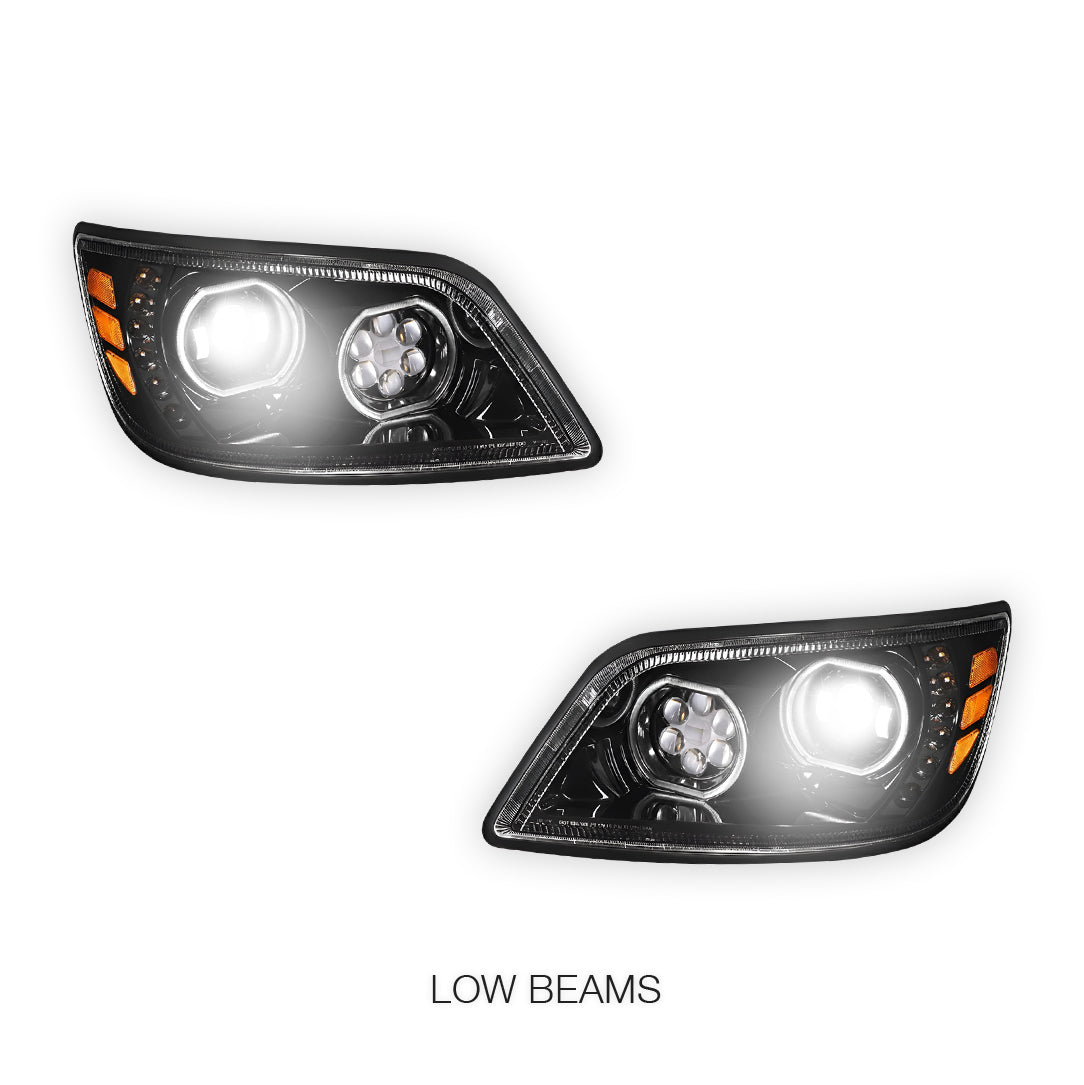Hino 338 (2006 - 2017) LED Sequential Signal Projector Headlights LH + RH