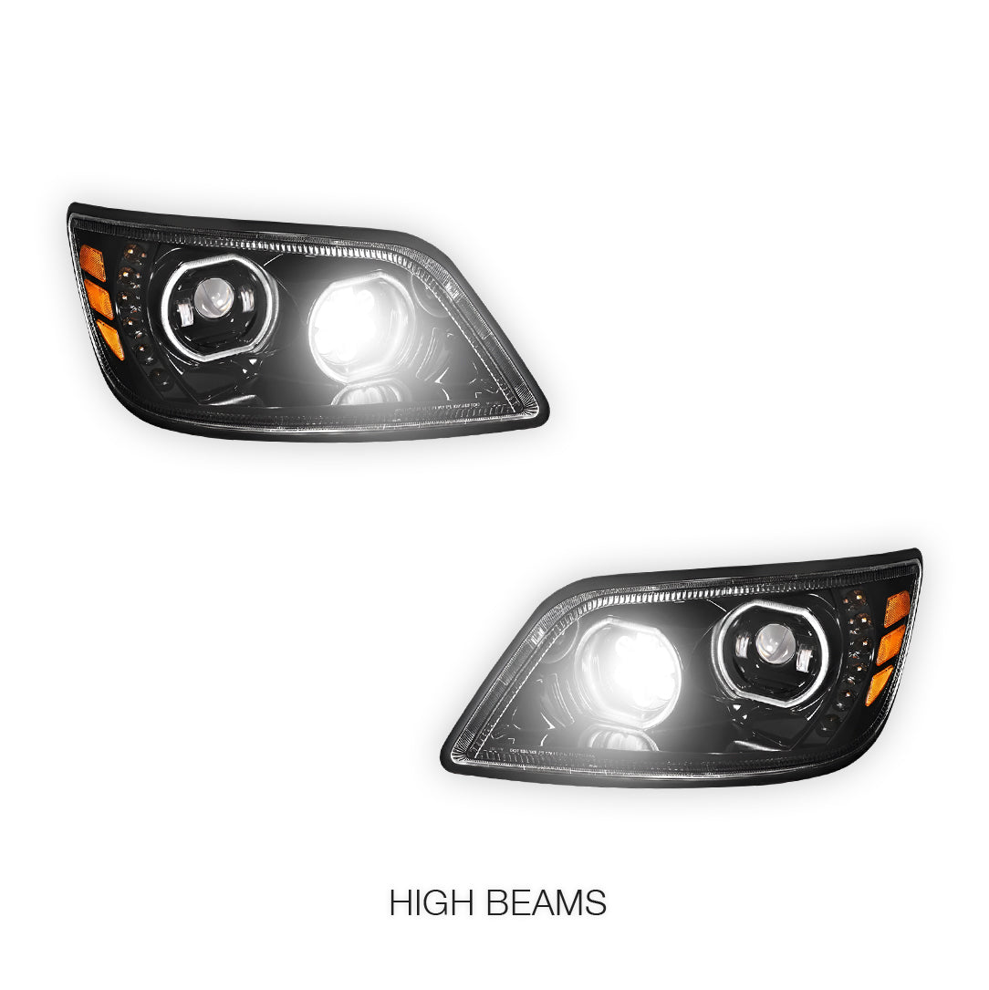 Hino 338 (2006 - 2017) LED Sequential Signal Projector Headlights LH + RH