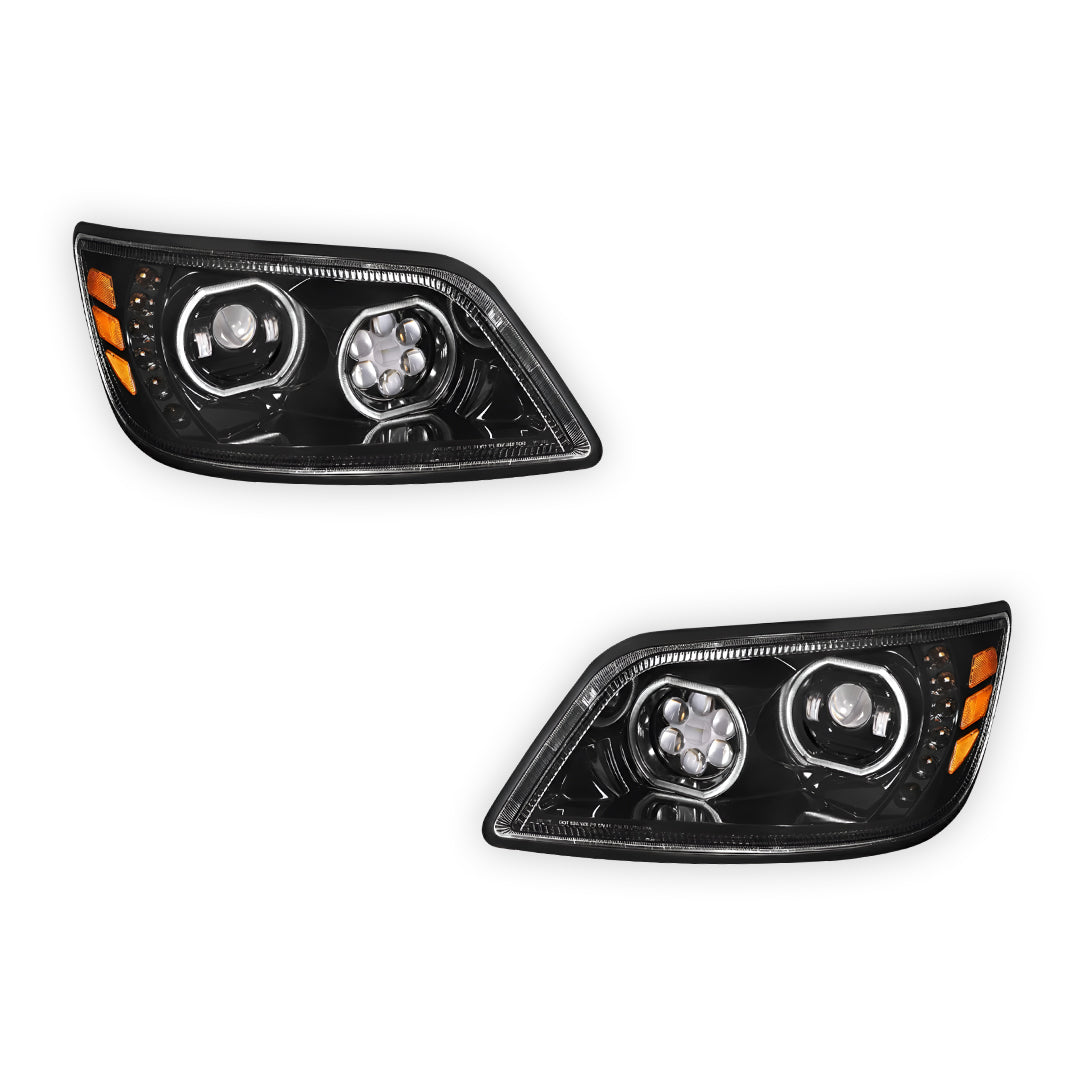 Hino 338 (2006 - 2017) LED Sequential Signal Projector Headlights LH + RH