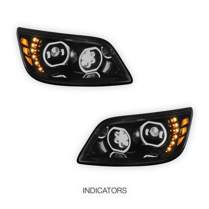 Hino 268 (2006 - 2017) LED Sequential Signal Projector Headlights LH + RH