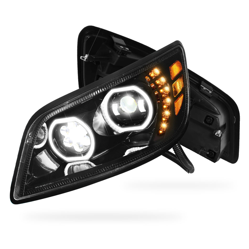 Hino 258 (2006 - 2017) LED Sequential Signal Projector Headlights LH + RH